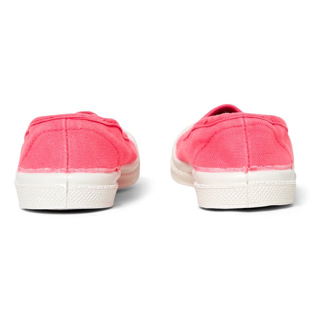 Vegan Elastic Sneakers | Pink