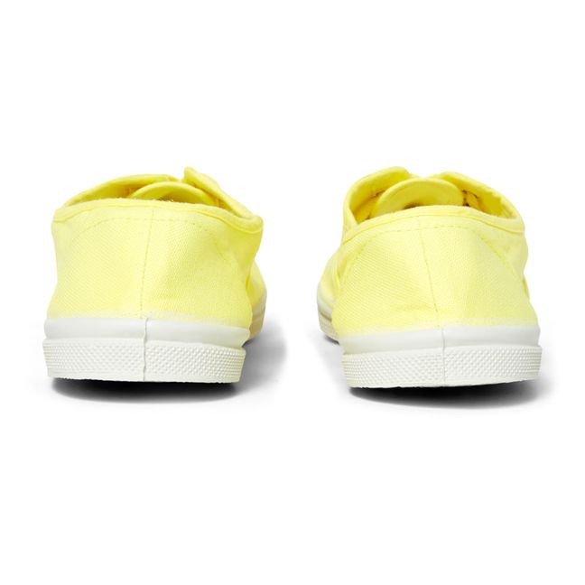 Vegan Lace-up Sneakers | Yellow