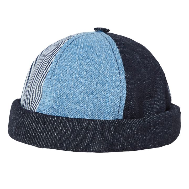 Miki Patchwork Docker Hat | Blu- Immagine del prodotto n°1