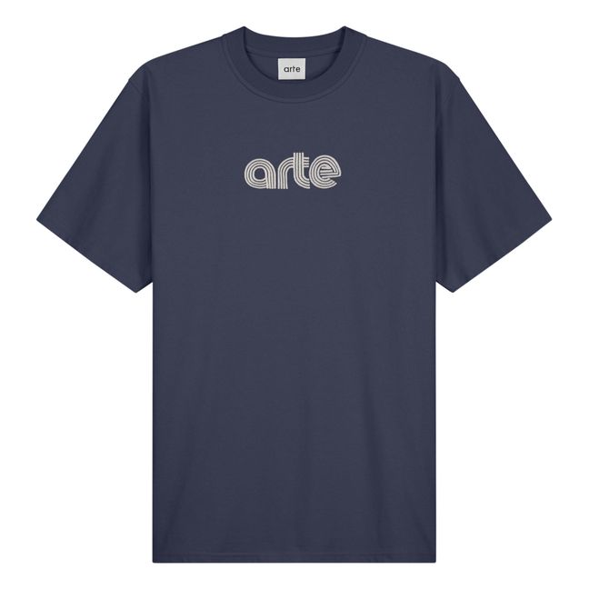 Taut Embroi T-Shirt | Azul Marino