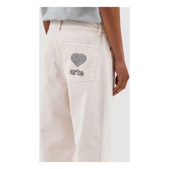Pantalon Pocket Logo  | Ecru