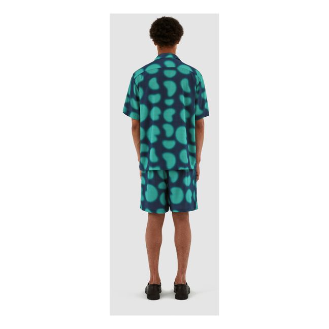 Scottie Printed Short Sleeved Shirt | Verde
