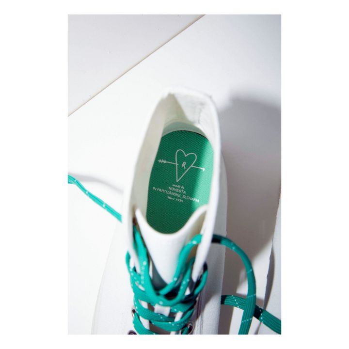 Scarpe da ginnastica Zoom Novesta x Roseanna in cotone organico | Bianco- Immagine del prodotto n°10