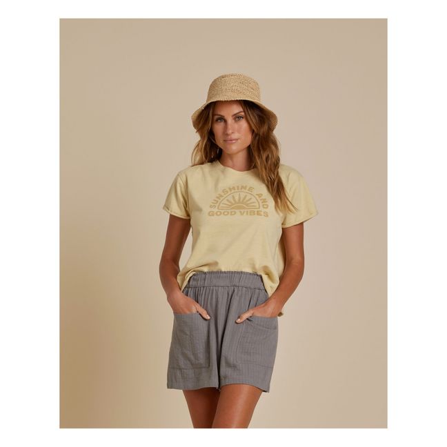 T-Shirt Vintage | Jaune pâle