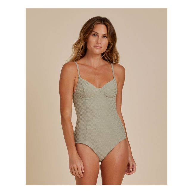 One-piece Swimsuit With Underwire | Sage