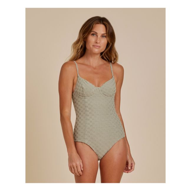 Maillot 1 pièce avec Armature | Sauge