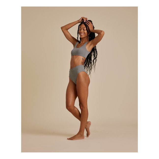 Maya Bikini Top | Grau