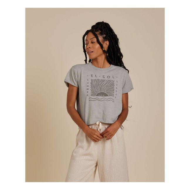 T-Shirt Vintage El Sol | Gris