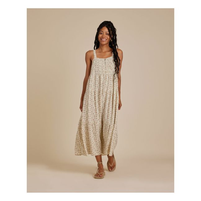 Robe Colbie à Bretelles | Ecru