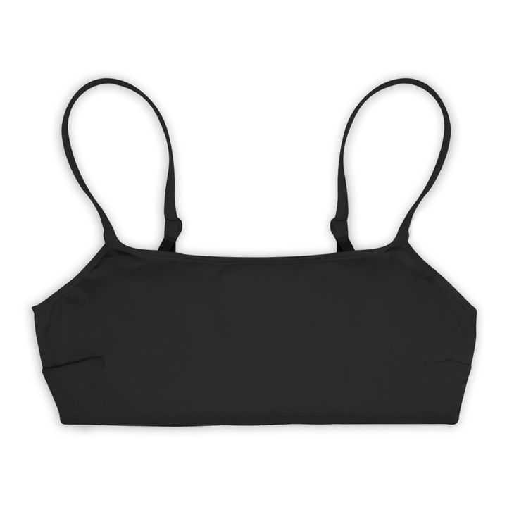 Bralette Bikini Top | Black- Product image n°0