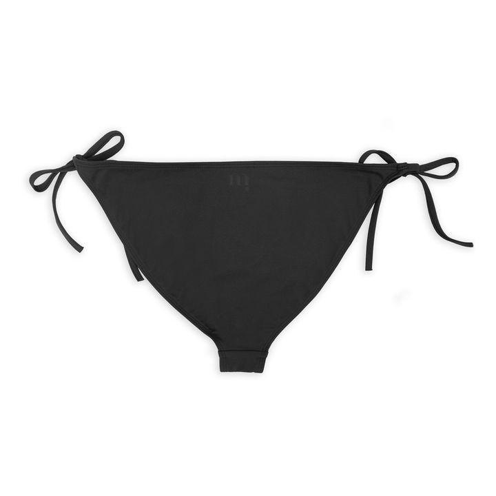 Black Micro Mini Curtain Triangle Bikini Top