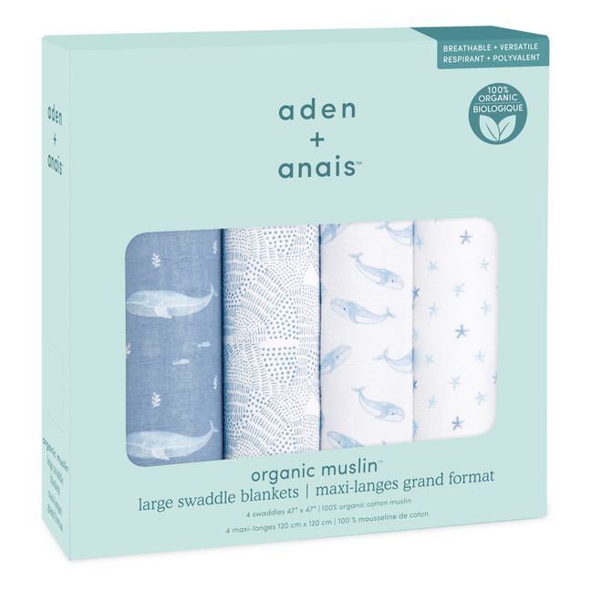 Maxi-langes Oceanic - Set de 4 | Bleu