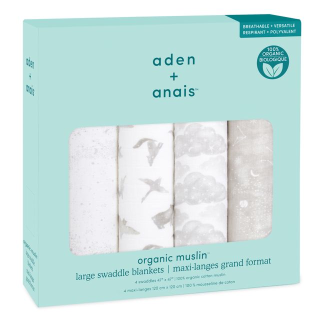 Maxi-langes Map The Stars - Set de 4 | Gris clair