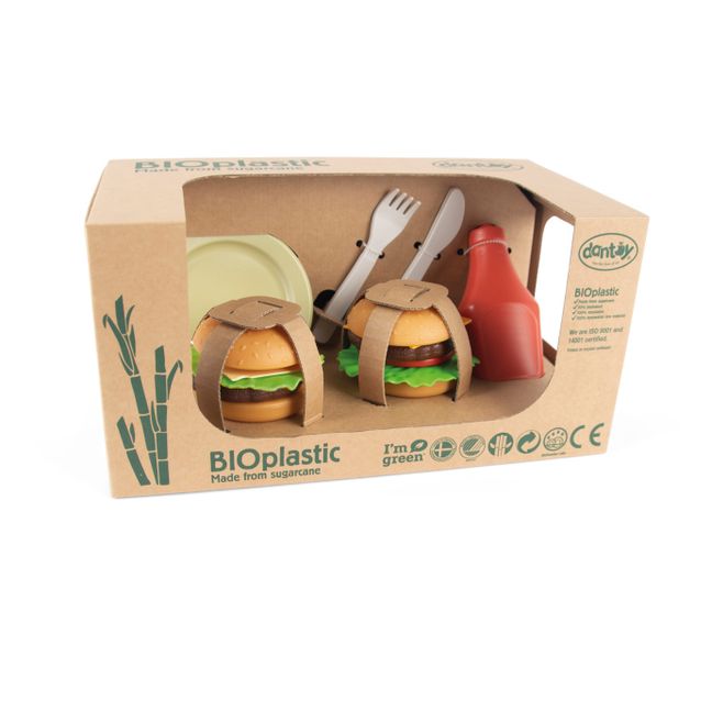 Kit burger, in bioplastica