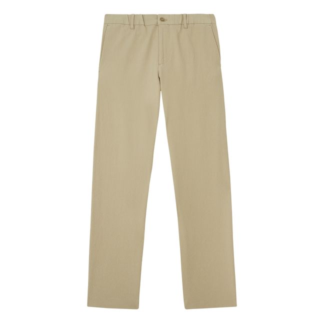 Pantalones de algodón ecológico Theodor 1040 | Crudo