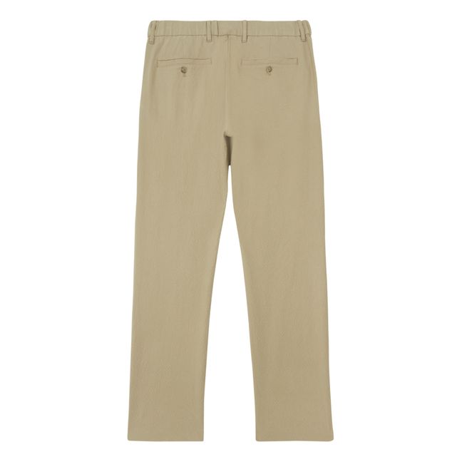 Pantalones de algodón ecológico Theodor 1040 | Crudo