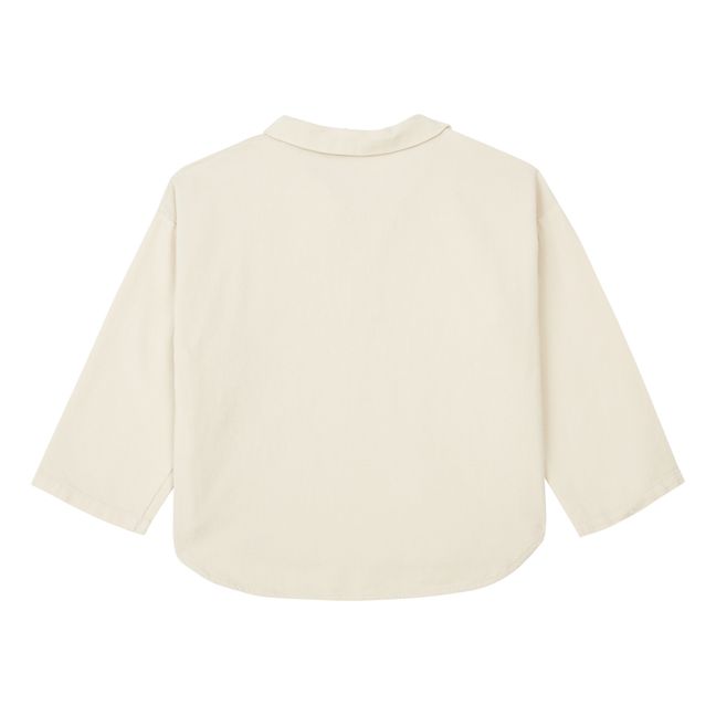 Willy Organic Cotton Blouse | Beige