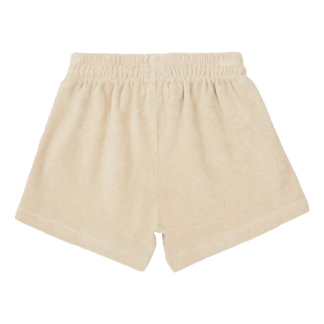 Organic Cotton Terry Shorts | Ecru