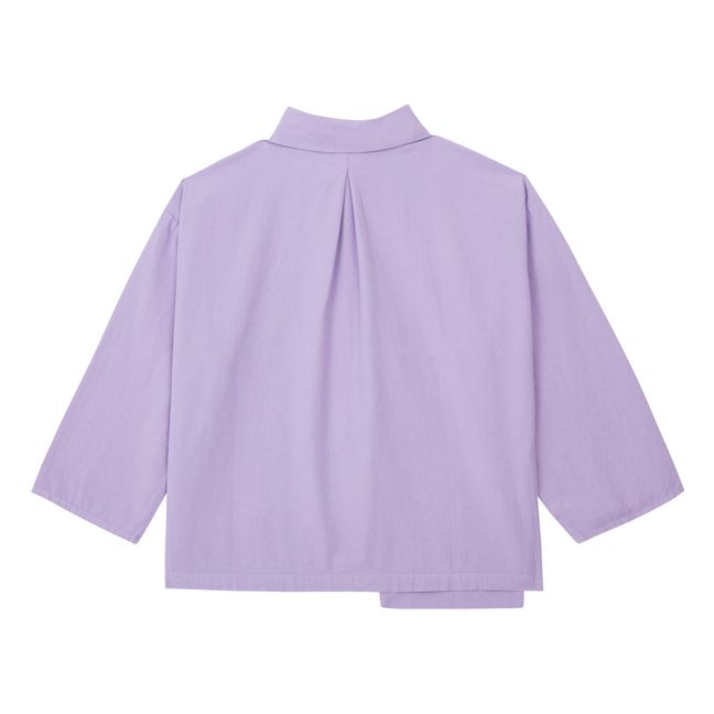 Camisa de algodón ecológico Gaspard | Lavanda
