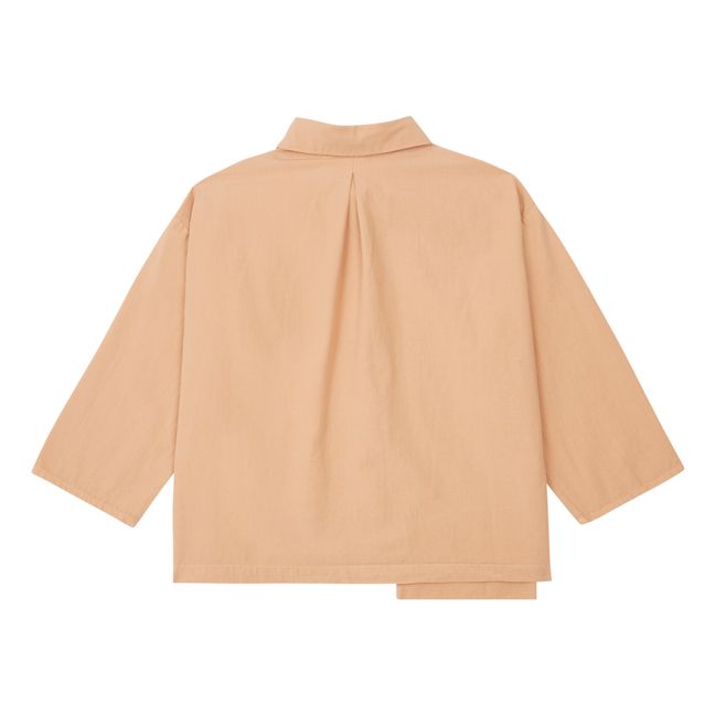 Chemise Gaspard Coton Bio | Korallenfarbe