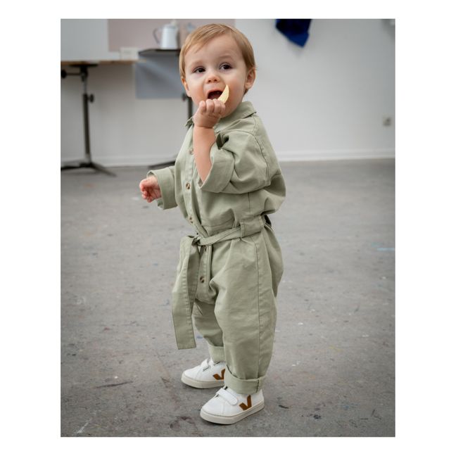 Combinaison Teo Coton Bio | Vert