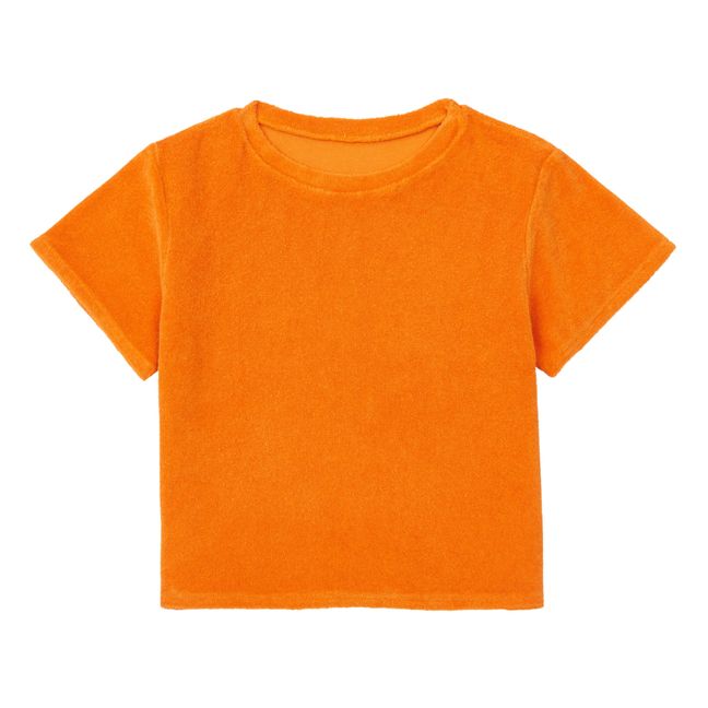 T-Shirt Sirup Frottee | Orange