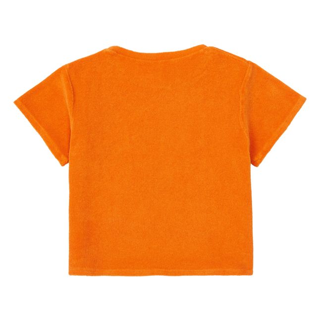 T-shirt Orgeat in spugna | Arancione