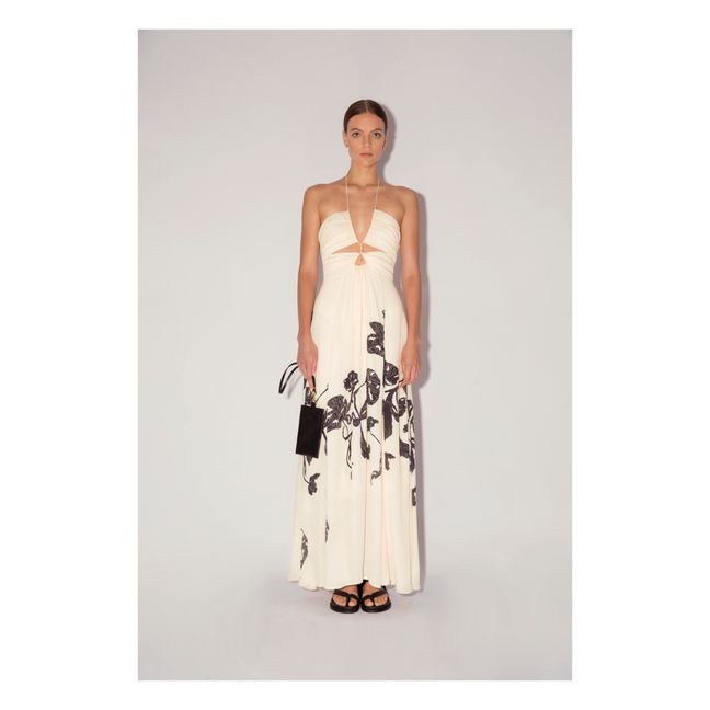 Robe Mayra Soie | Ecru