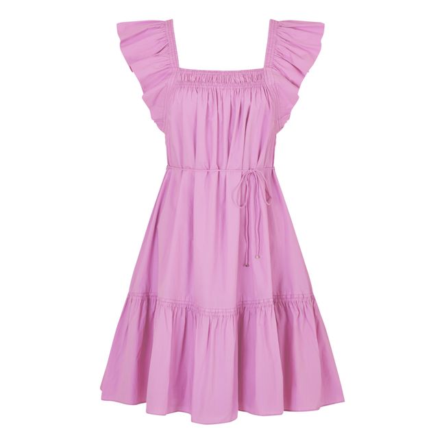Aksu Cotton Poplin Dress | Lavanda