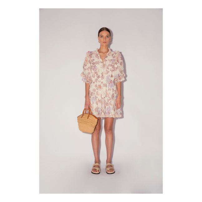 Andrina Cotton and Silk Dress | Crudo