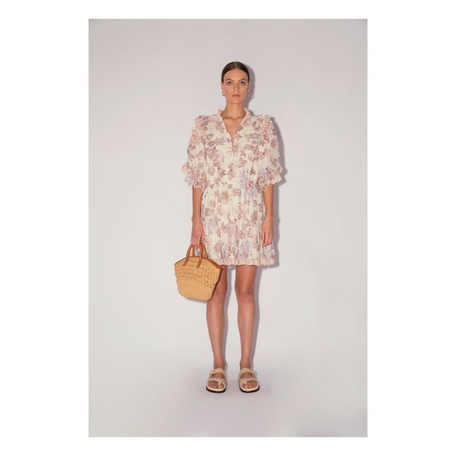 Robe Andrina Coton et Soie | Ecru