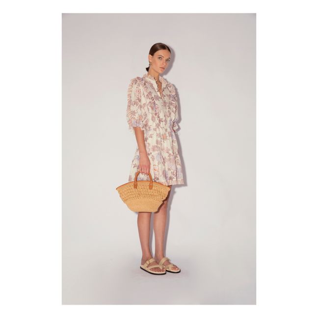Robe Andrina Coton et Soie | Ecru