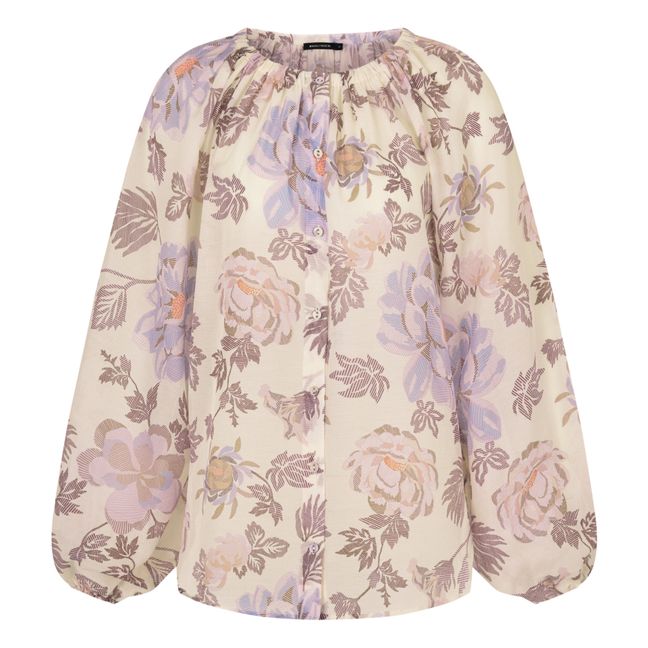 Blouse Mariana Coton et Soie | Ecru