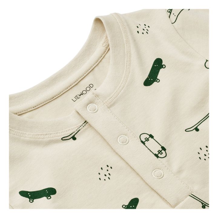 Liewood Wihelm Organic Cotton Pajamas Set Sand Smallable