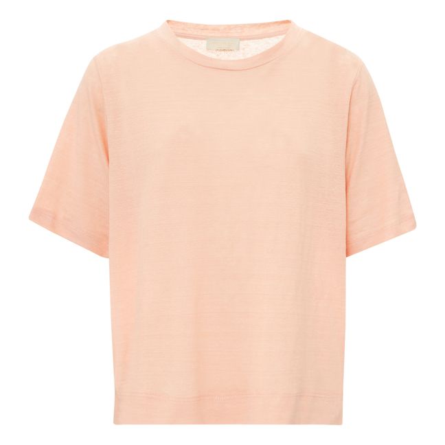 Iora Linen T-Shirt | Rosa