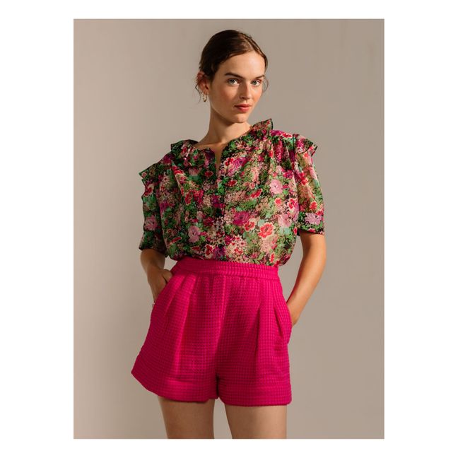 Duke Honeycomb Shorts | Fuscia