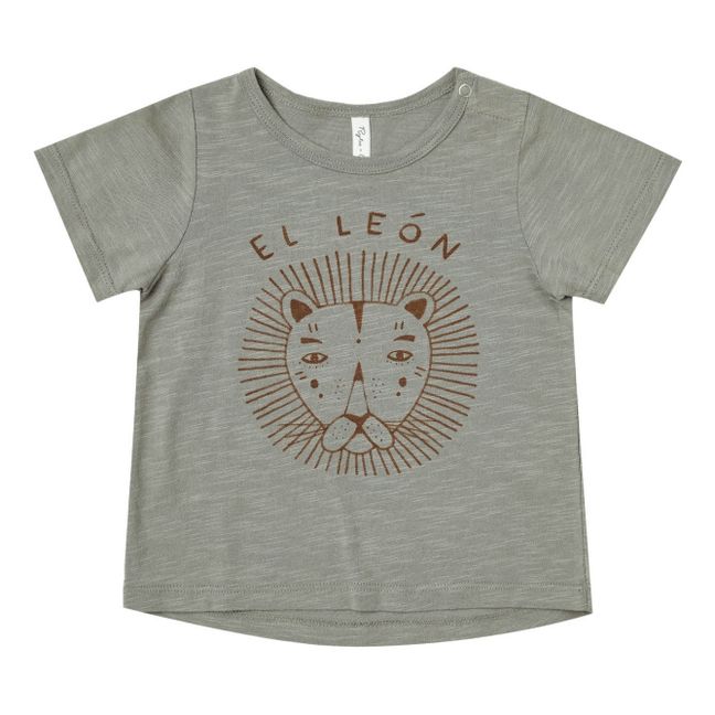 T-shirt El Leon | Grau Meliert