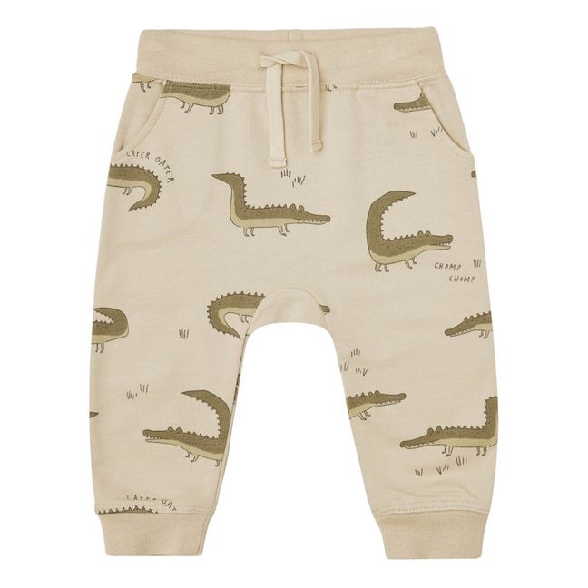 Jogger Eponge Crocodiles | Beige