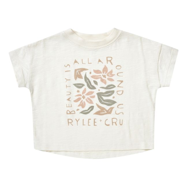 T-Shirt Boxy Beauty | Ecru