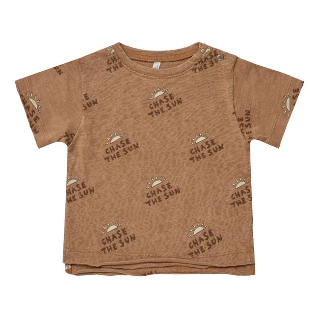 T-Shirt Chase The Sun | Camel
