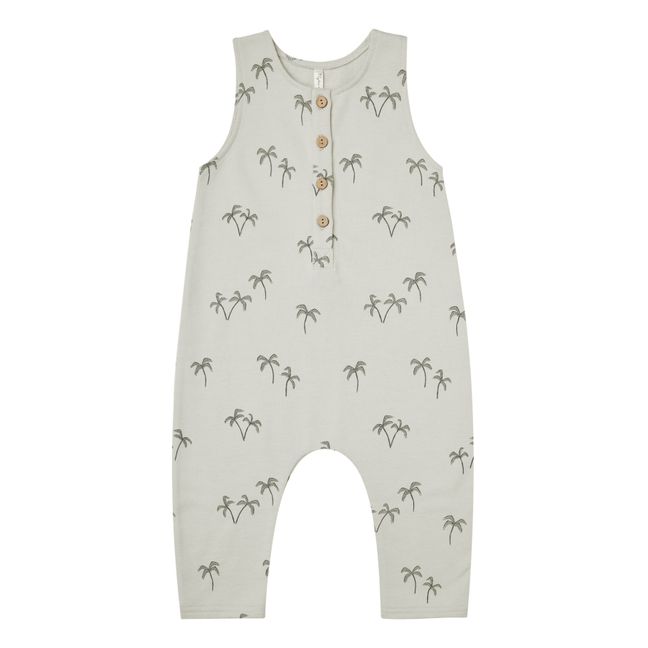 Palm Tree Jumpsuit | Hellgrau