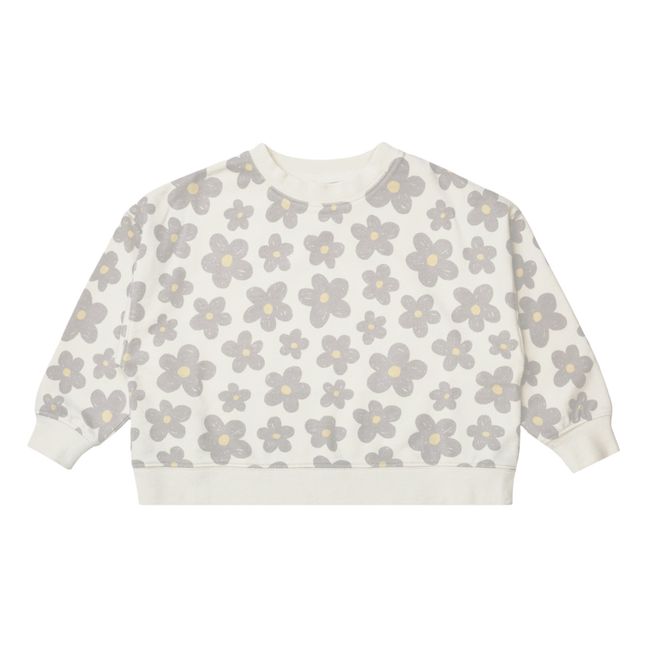 Floral Terry Sweatshirt | Mauve
