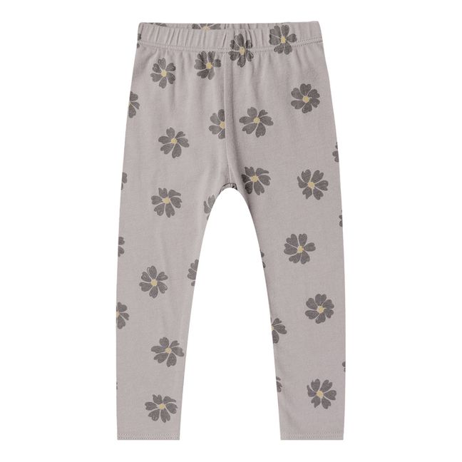 Legging Imprimé Fleurs | Gris