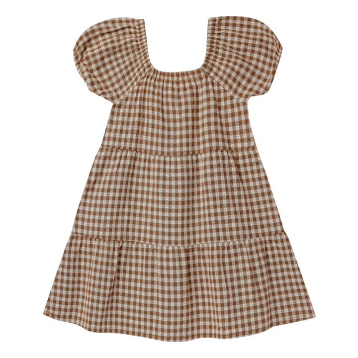 Rylee + Cru - Elle Gingham Dress - Camel | Smallable