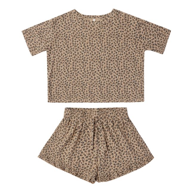 T-Shirt + Short Imprimé | Leopard