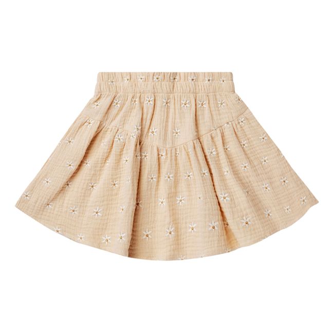 Jupe Sparrow à Fleurs | Beige rosé