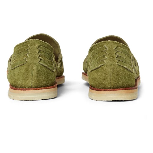 Alegre Suede Sandals | Verde oliva
