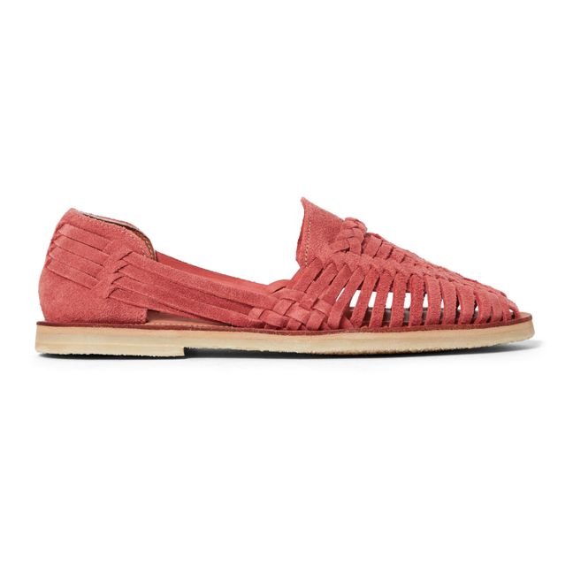 Sandales Alegre Suede | Rouge framboise