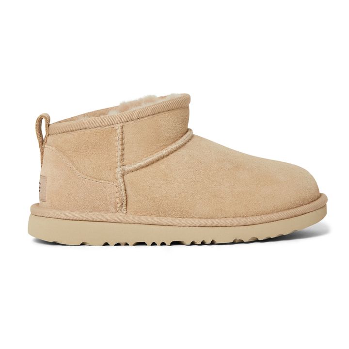 UGG - Classic Ultra Mini Fur-Lined Boots - Beige | Smallable