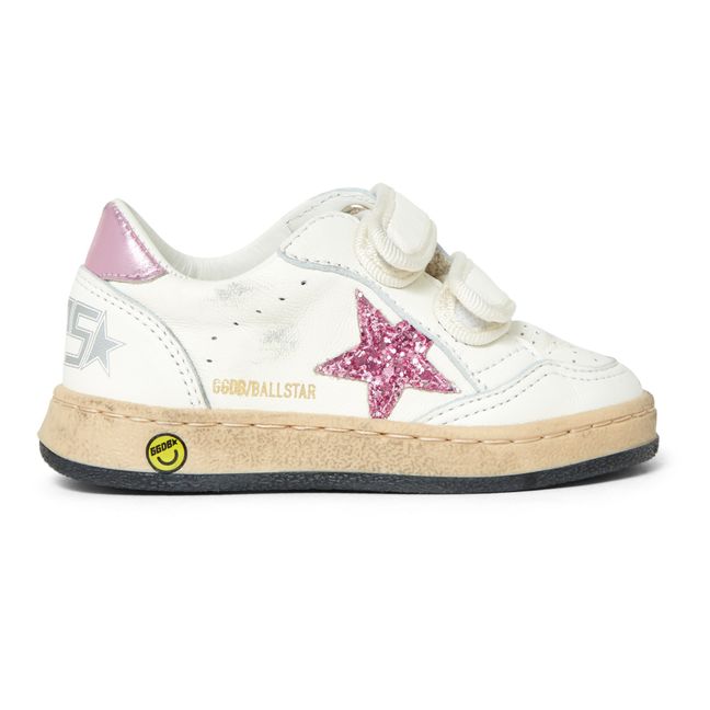 Ballstar Glitter Velcro Sneakers | Pink